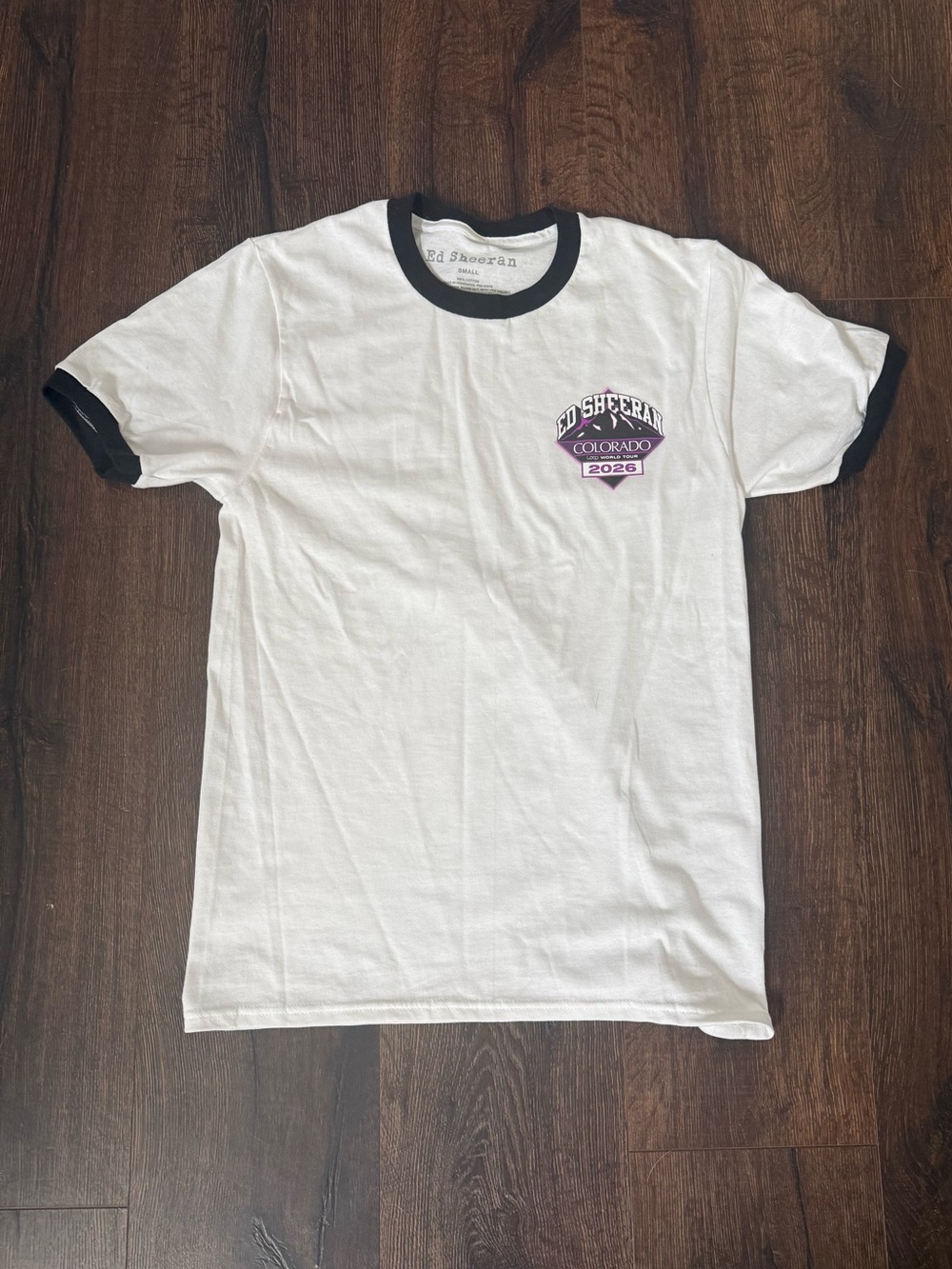 Ed Sheeran concert tee